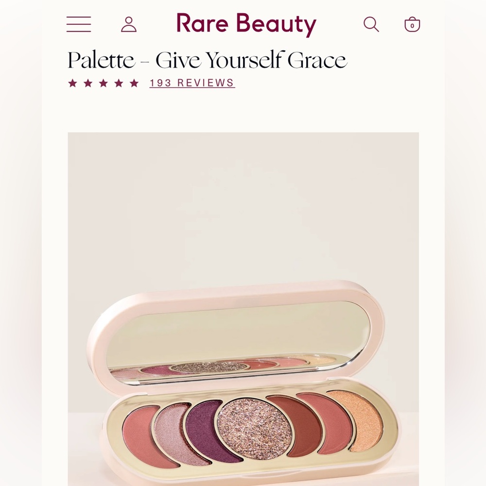 Rare Beauty Eyeshadow Palette - Graceful Hues